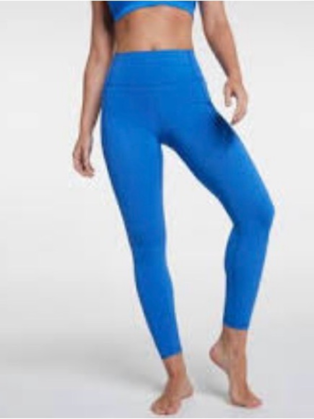 Bright Blue High-Waist Leggings